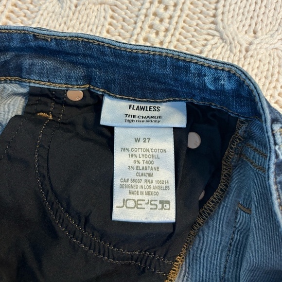 Joe’s Jeans The Charlie High Rise Skinny. Women’s Sz 27/4 - Picture 6 of 10